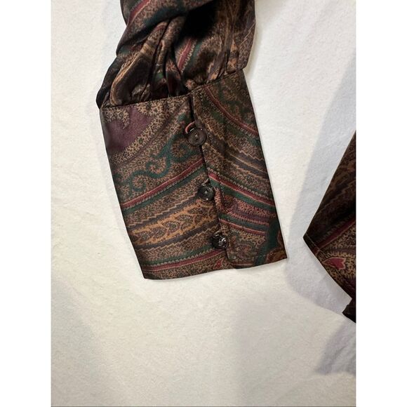 Ralph Lauren Black Label Women’s 100% Silk Dress Button-up Shirt, Size 4, NWT - Picture 4 of 9